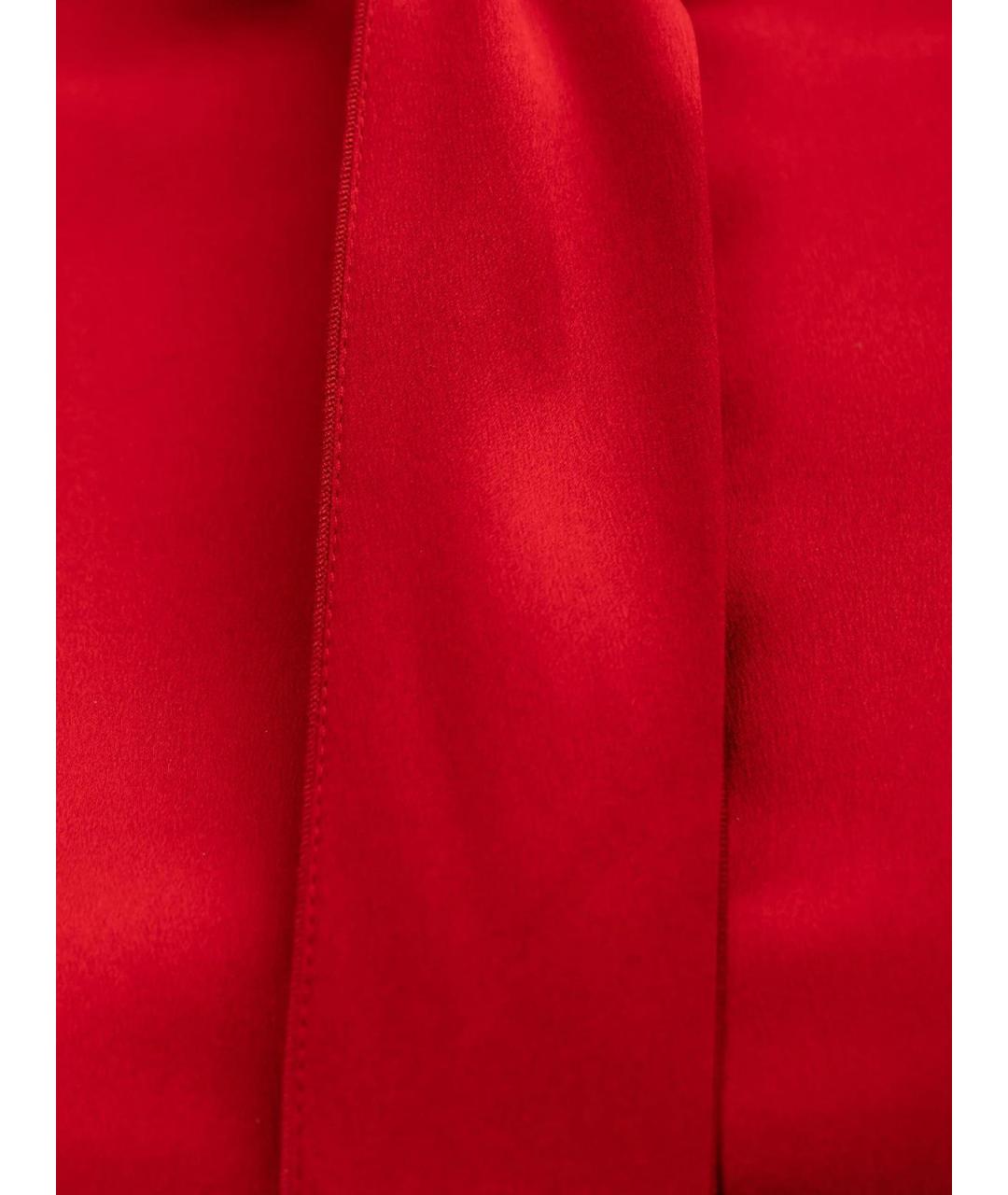 DOLCE&GABBANA Красная шелковая блузы, фото 3