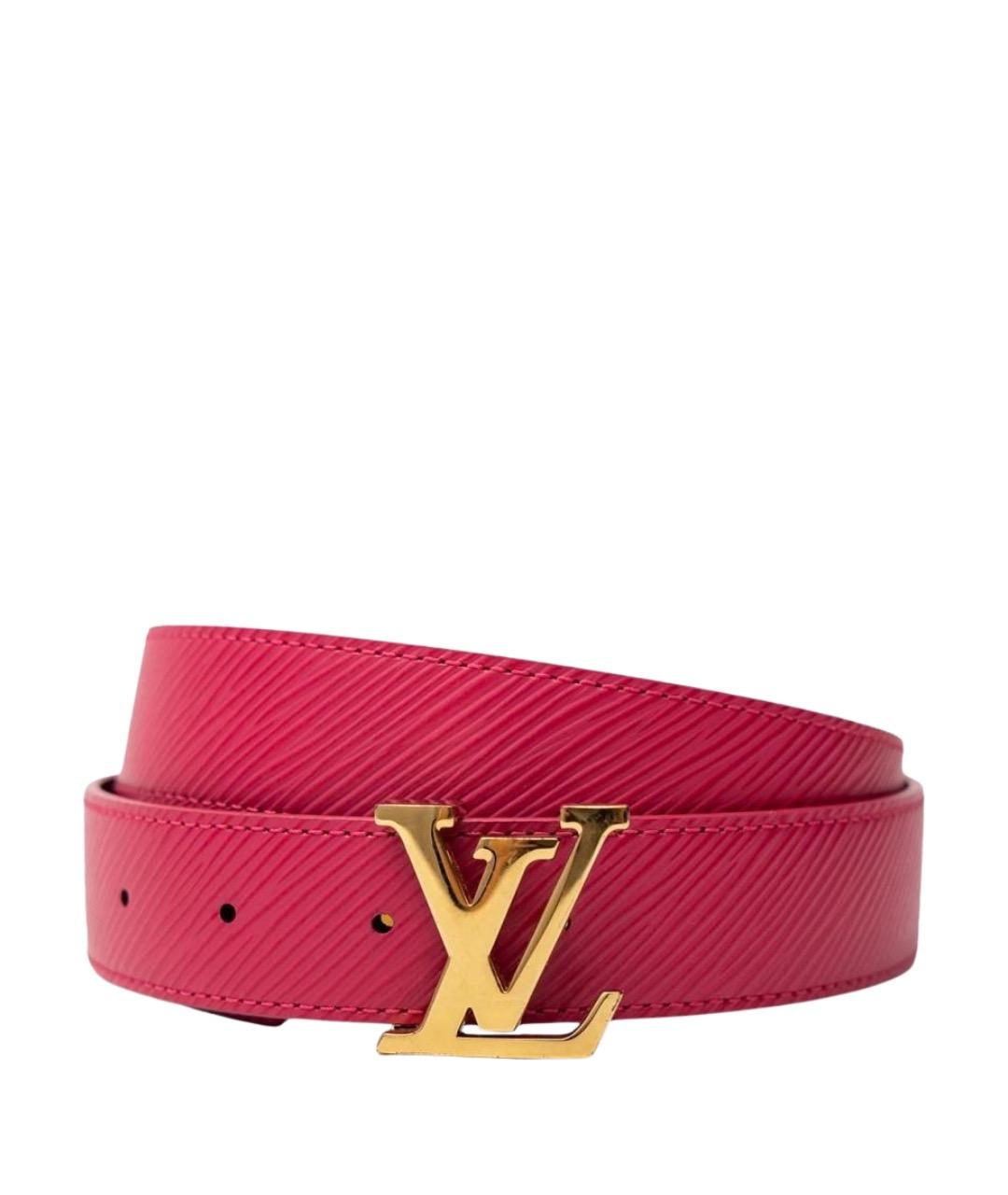 LOUIS VUITTON Розовый кожаный ремень, фото 1