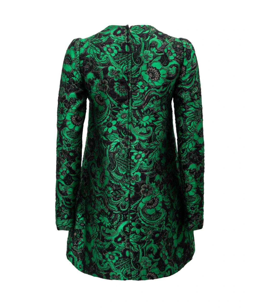 DOLCE&GABBANA Зеленое полиэстеровое повседневное платье, фото 2