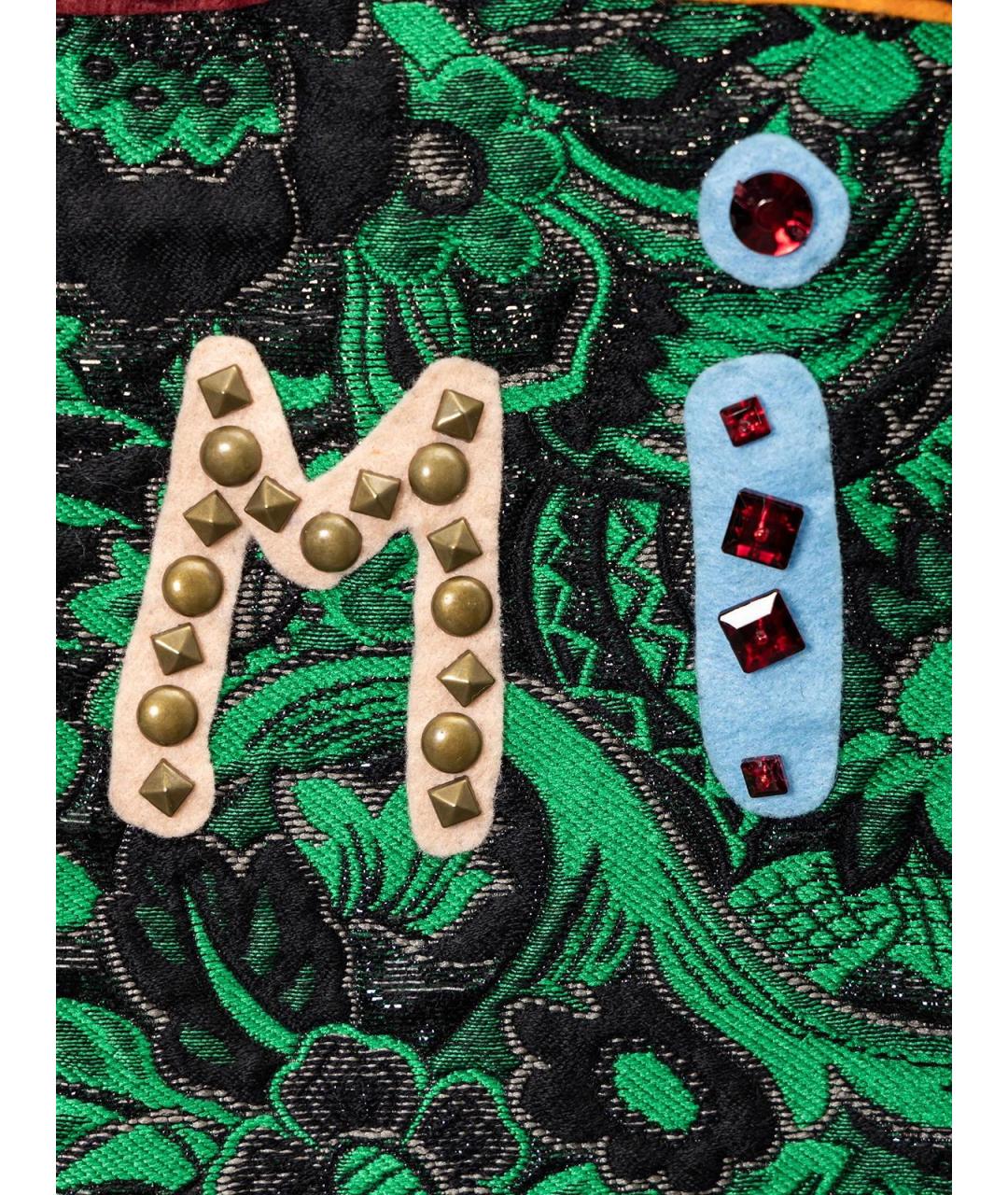 DOLCE&GABBANA Зеленое полиэстеровое повседневное платье, фото 3
