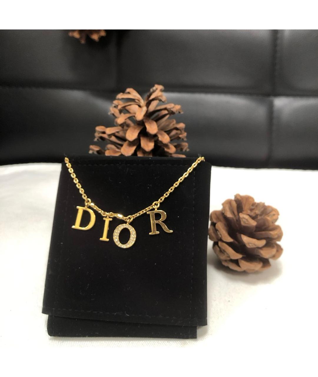 CHRISTIAN DIOR Золотое колье, фото 9