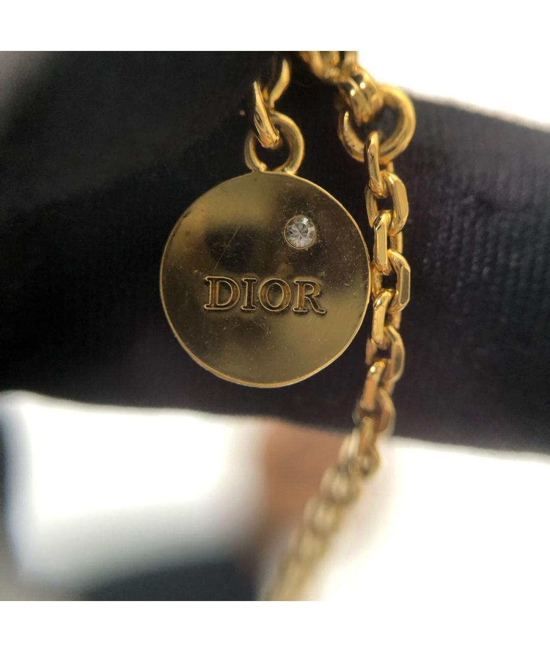 CHRISTIAN DIOR Золотое колье, фото 5
