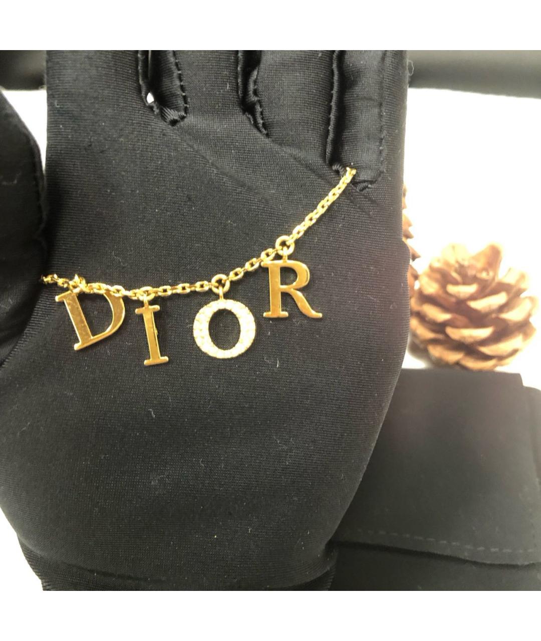 CHRISTIAN DIOR Золотое колье, фото 2