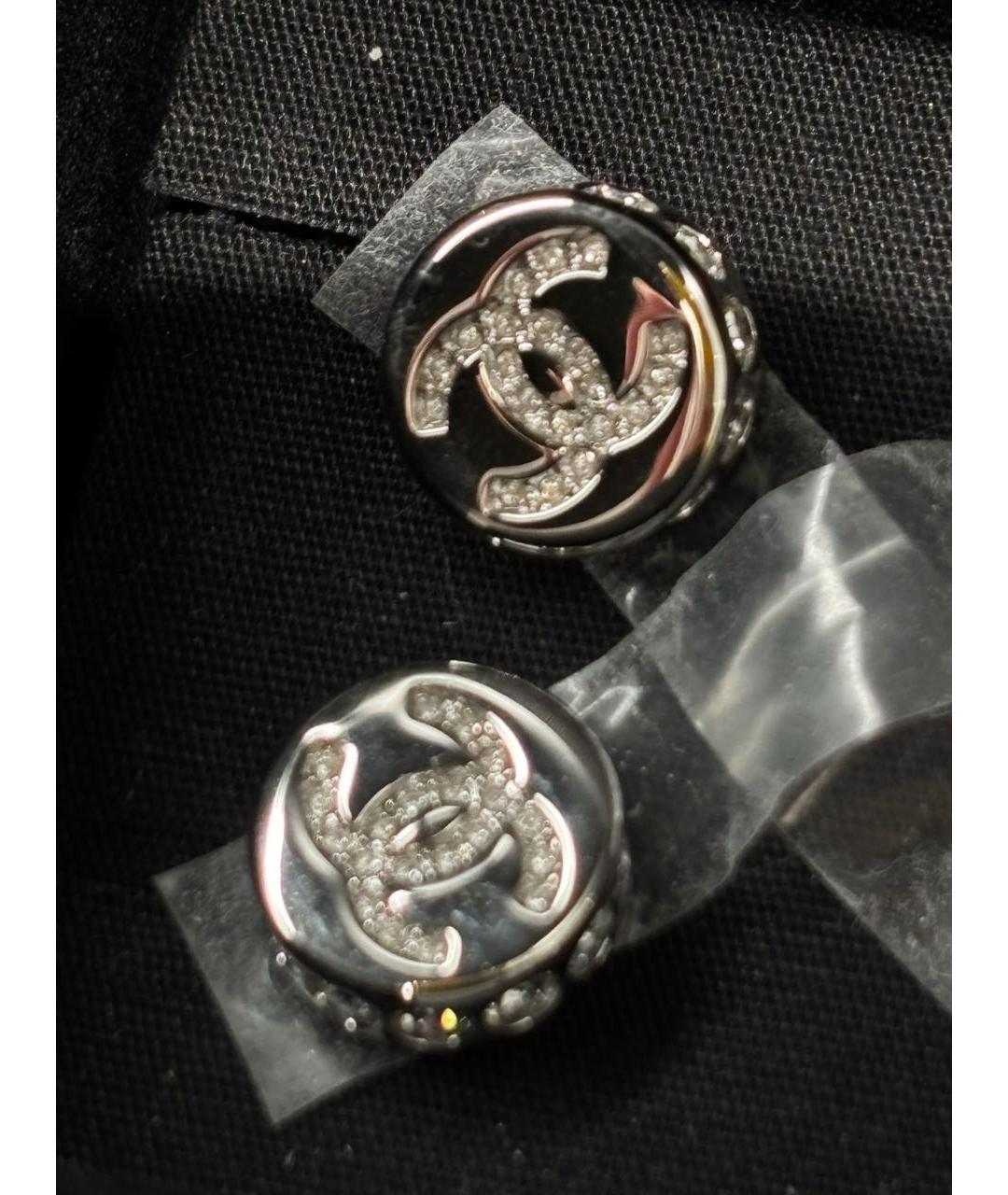 CHANEL Серебряные серьги, фото 5