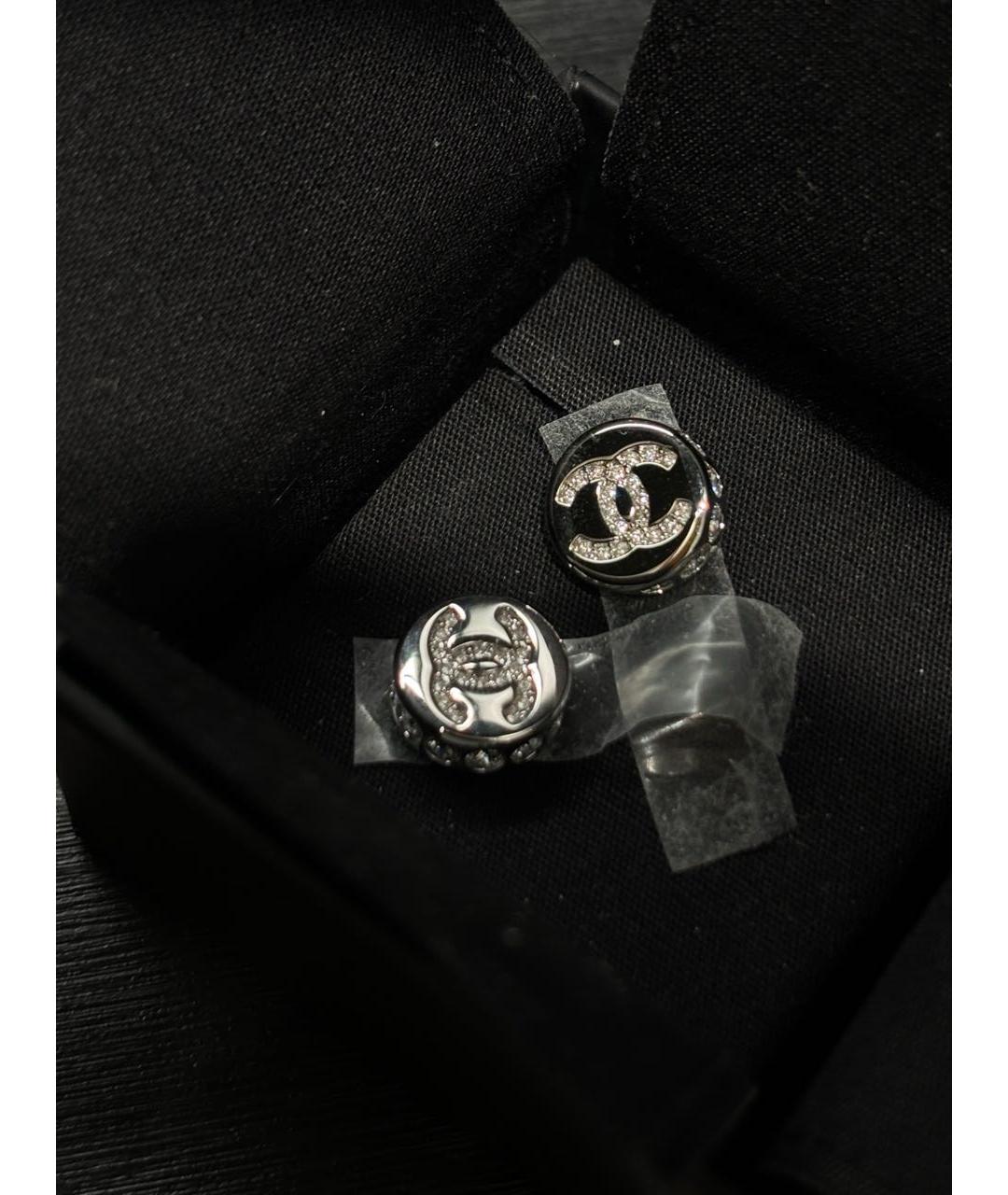 CHANEL Серебряные серьги, фото 7