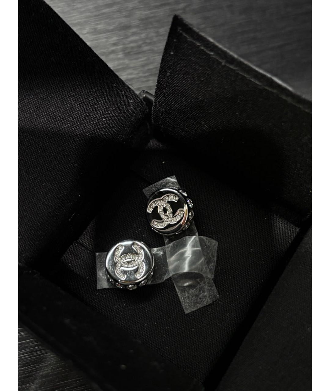 CHANEL Серебряные серьги, фото 3