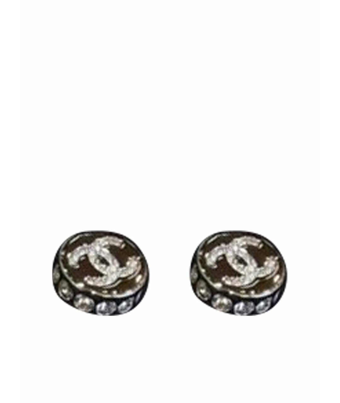 CHANEL Серебряные серьги, фото 1