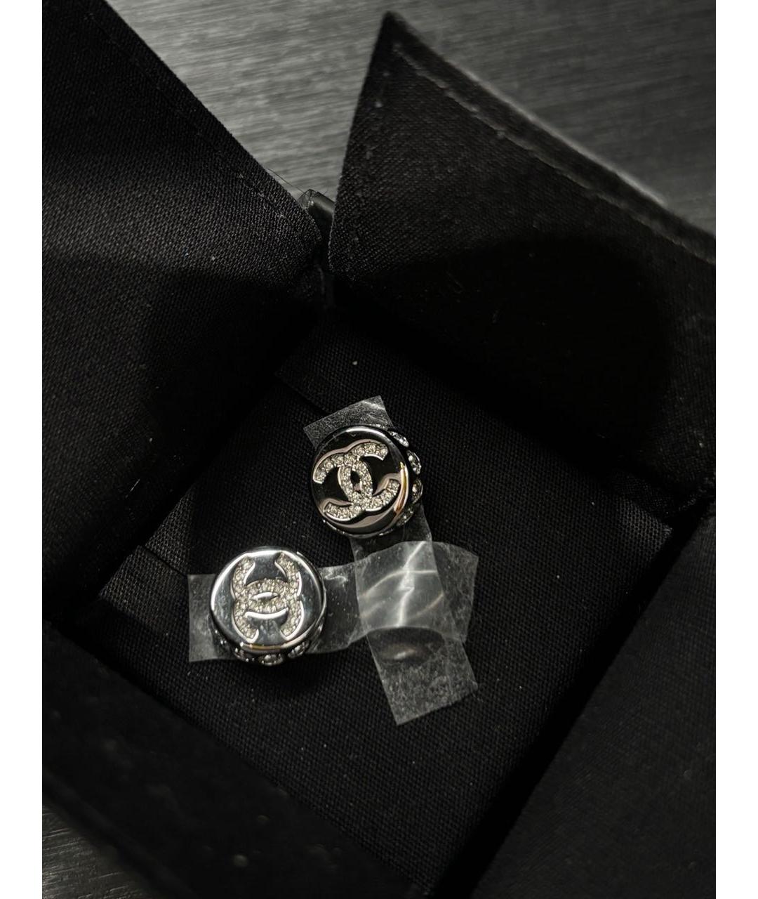 CHANEL Серебряные серьги, фото 4
