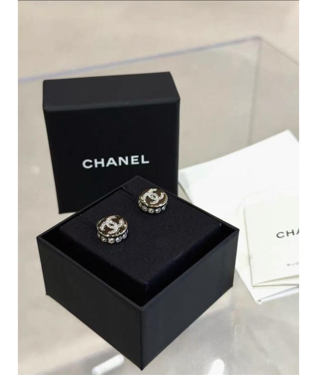CHANEL Серебряные серьги, фото 9