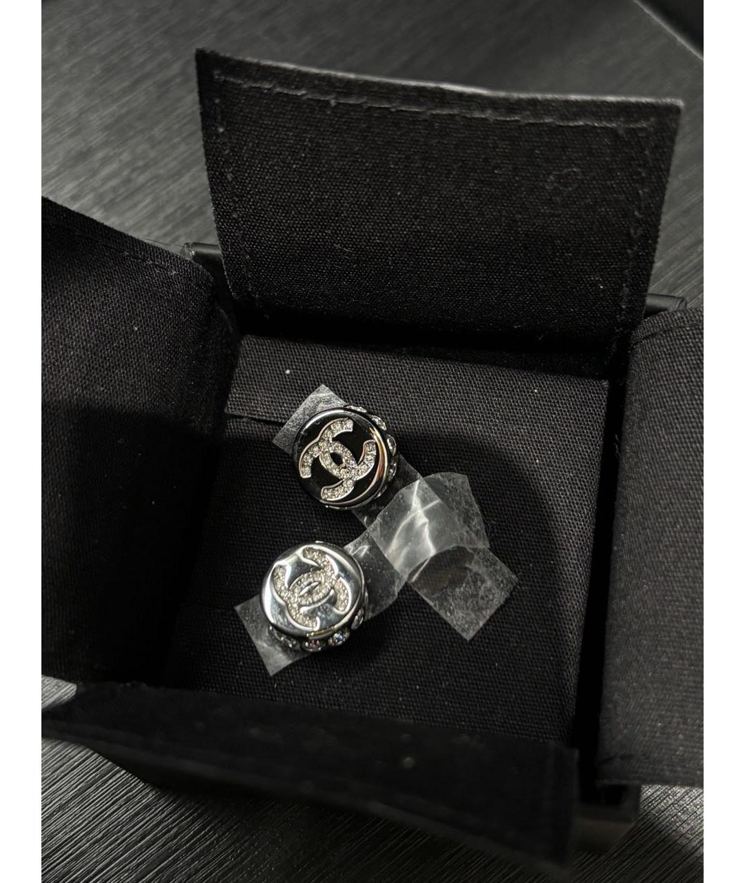 CHANEL Серебряные серьги, фото 6