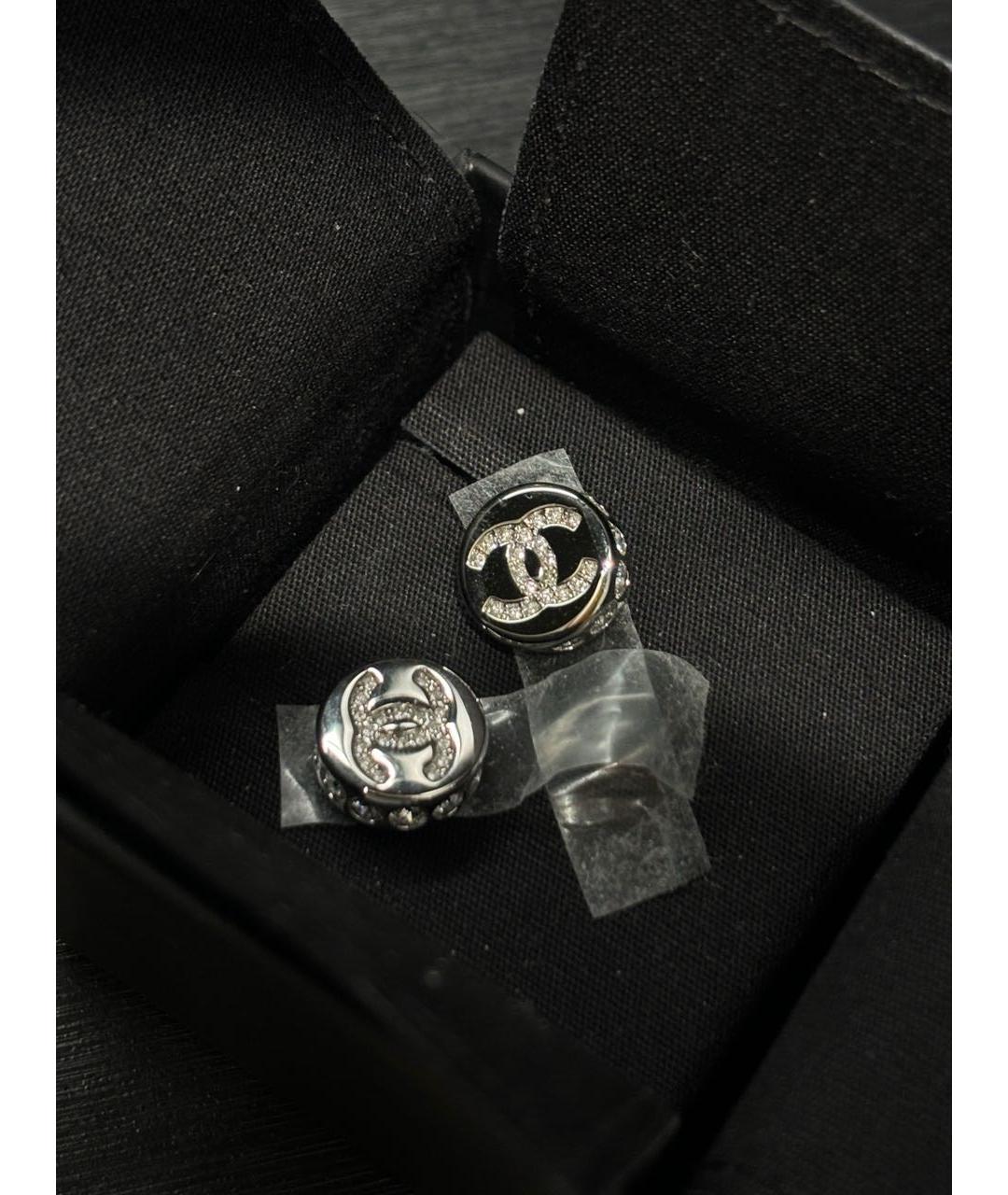 CHANEL Серебряные серьги, фото 8