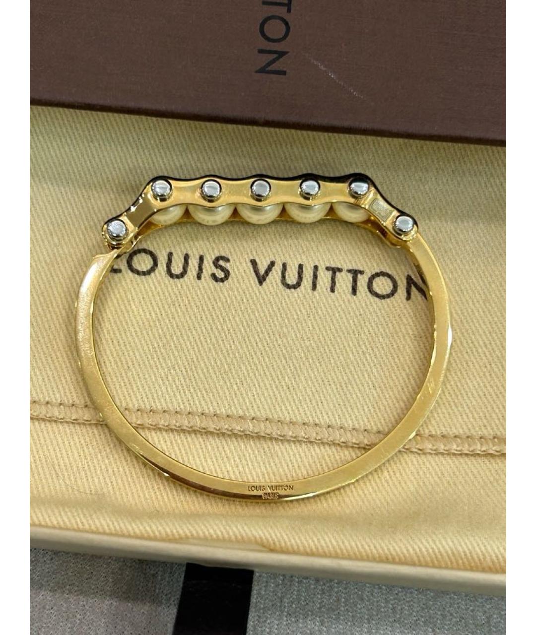 LOUIS VUITTON Золотой браслет, фото 6