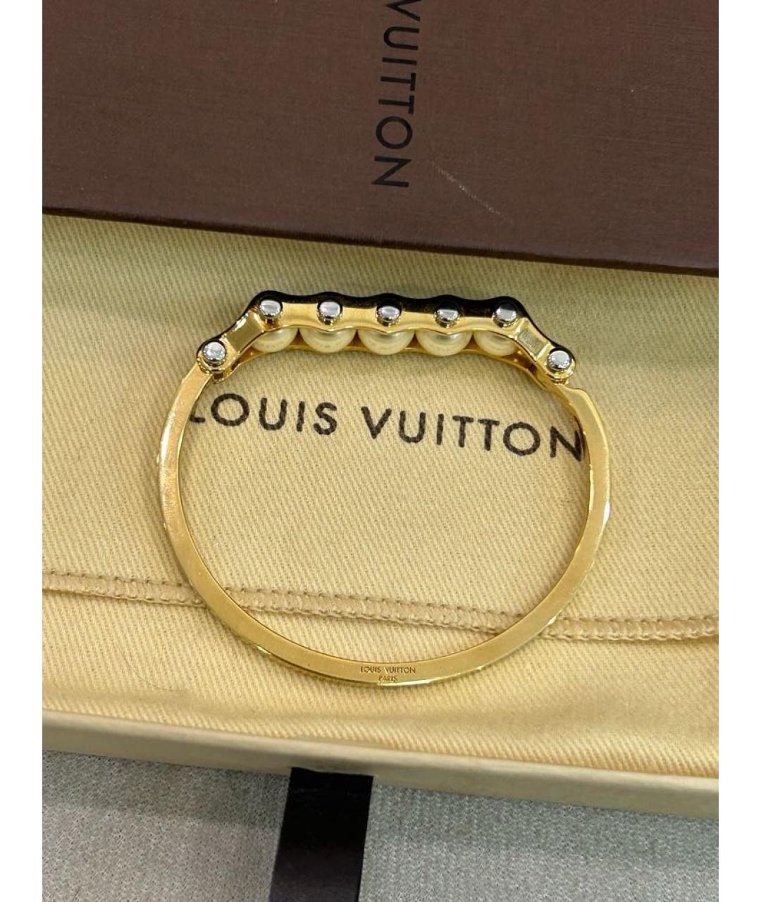 LOUIS VUITTON Золотой браслет, фото 5