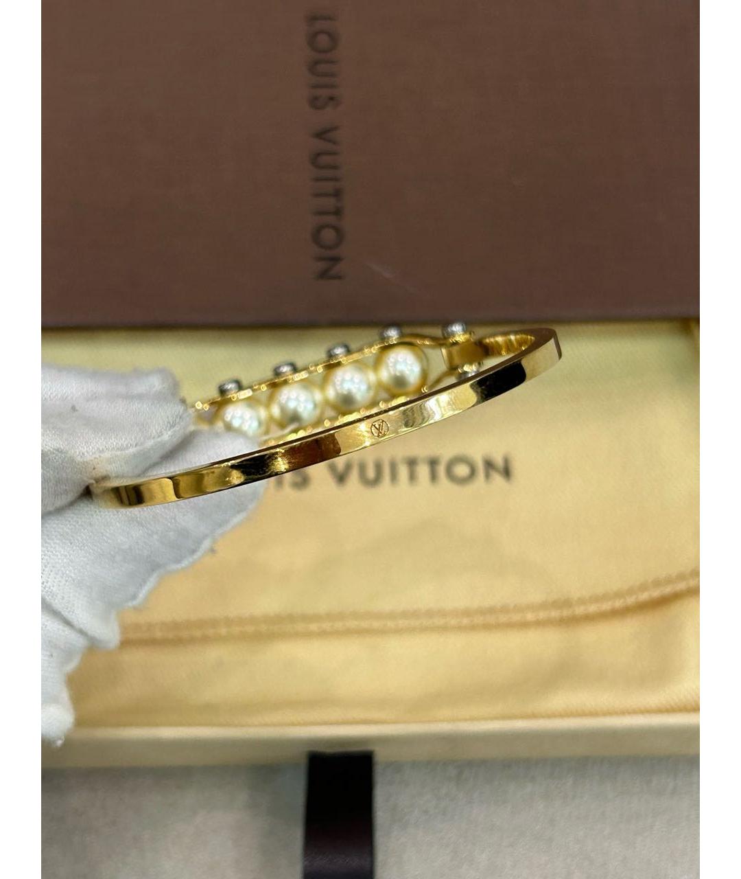 LOUIS VUITTON Золотой браслет, фото 3