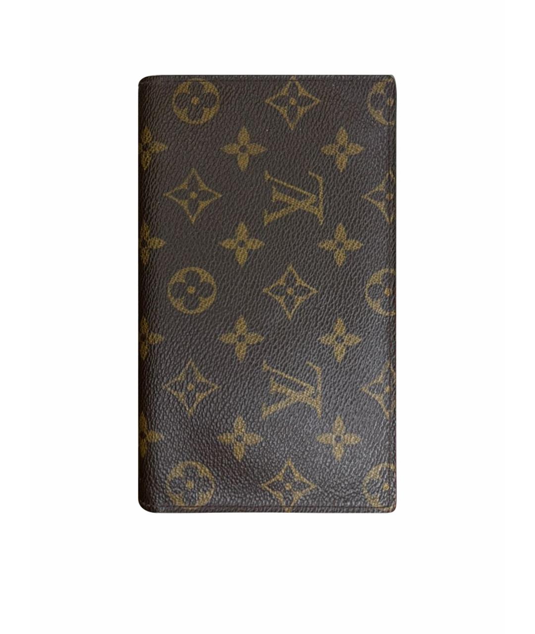 LOUIS VUITTON Коричневый кошелек, фото 1