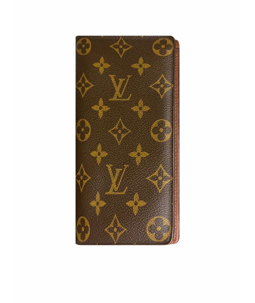 LOUIS VUITTON Коричневый кошелек, фото 1