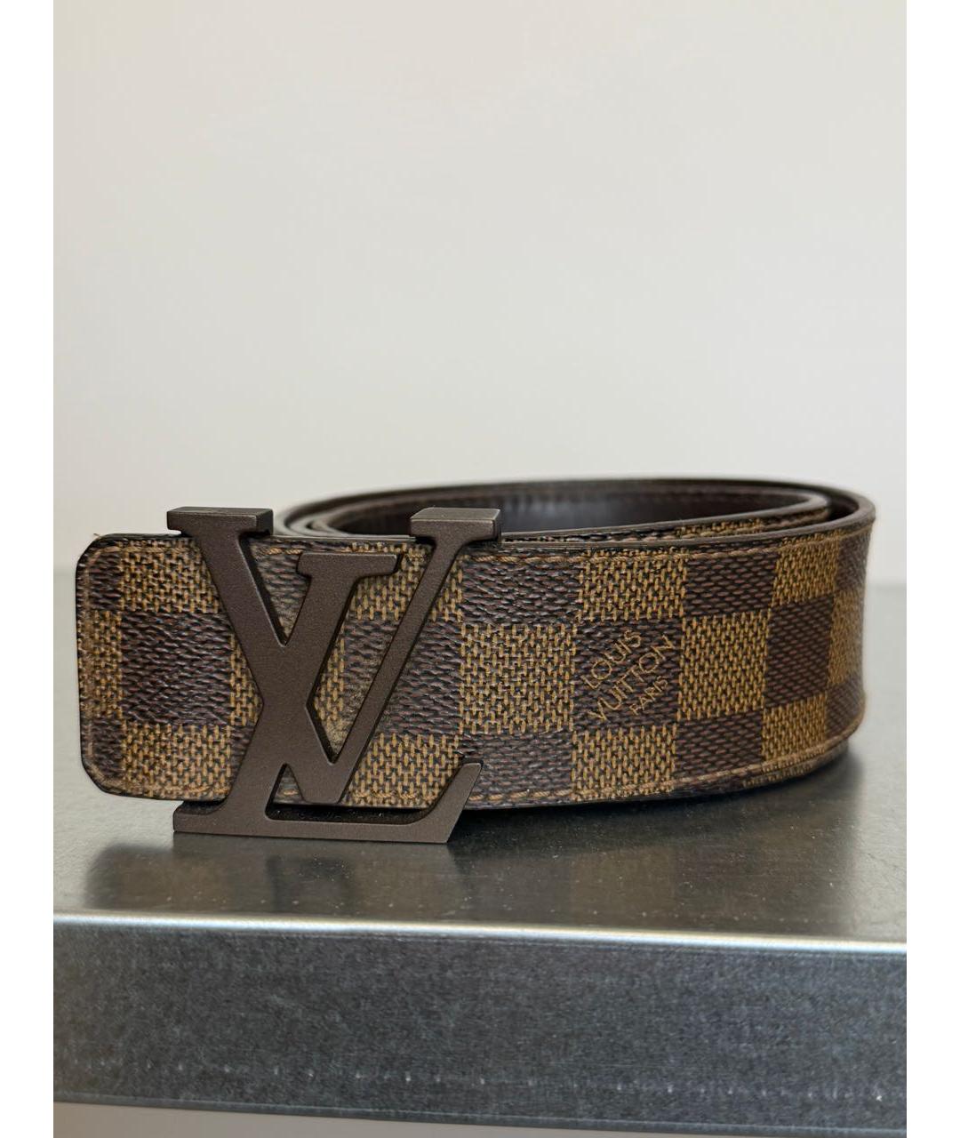 LOUIS VUITTON Коричневый ремень, фото 3