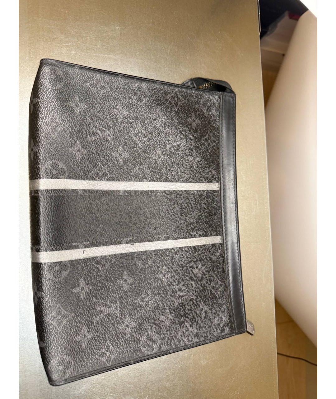 LOUIS VUITTON Черная папка для документов, фото 2