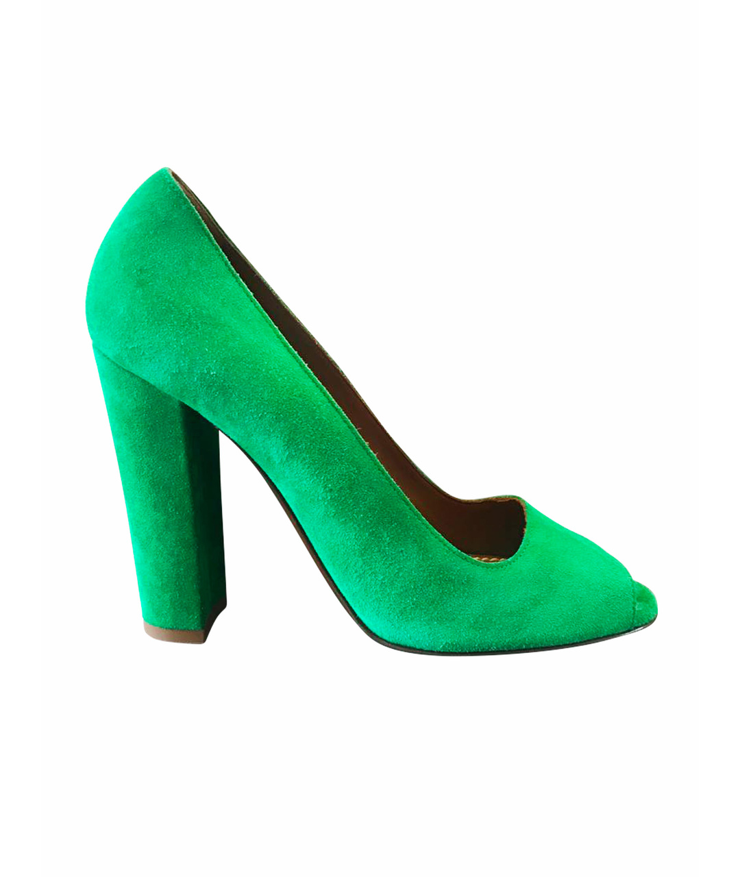 LANVIN Зеленые замшевые туфли, фото 1