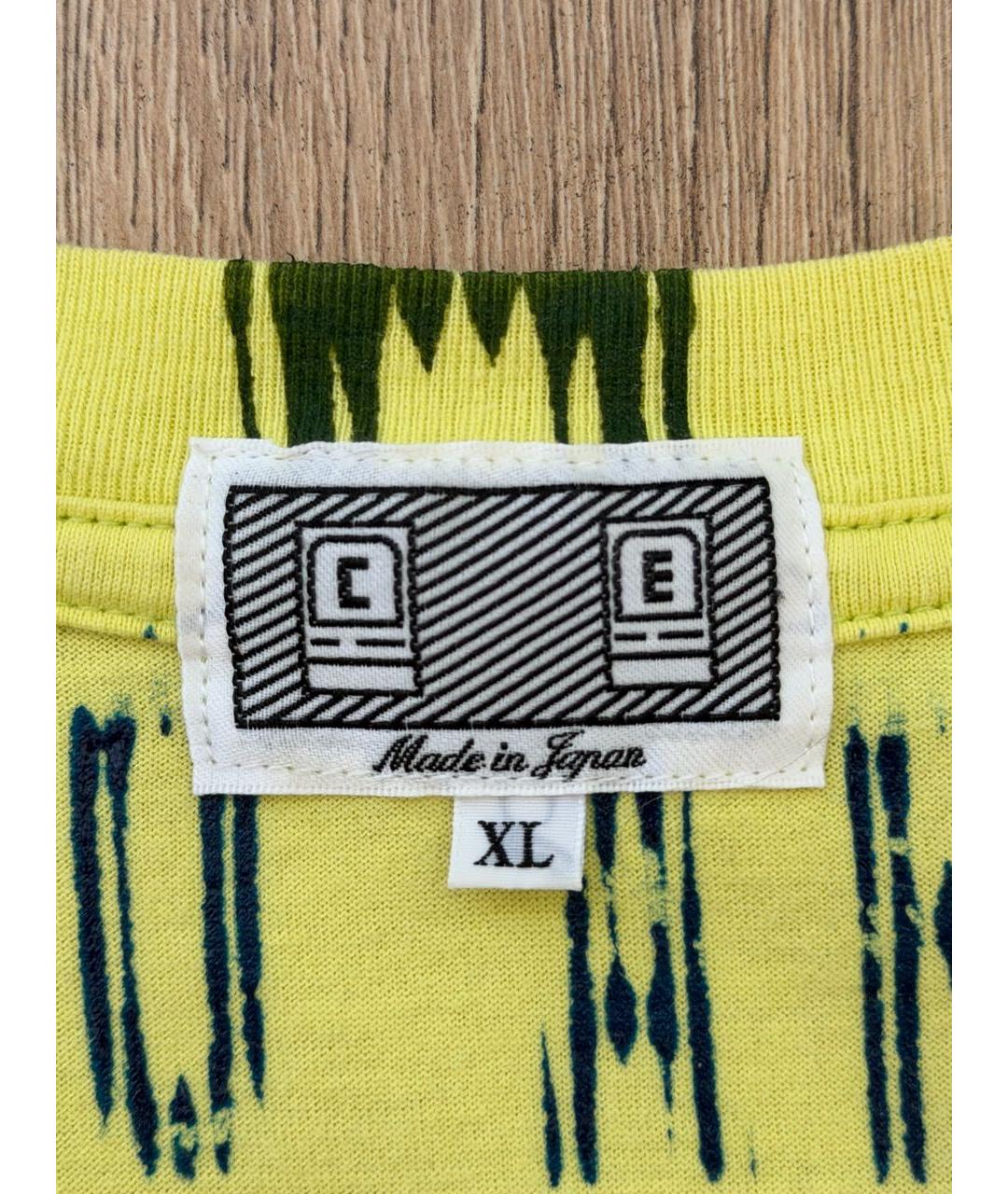 CAV EMPT Желтая хлопковая футболка, фото 6