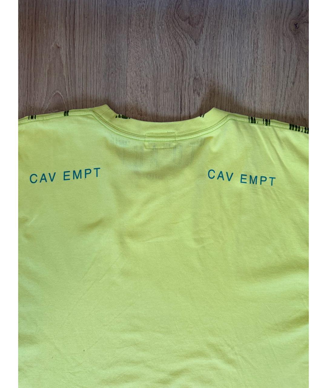 CAV EMPT Желтая хлопковая футболка, фото 5