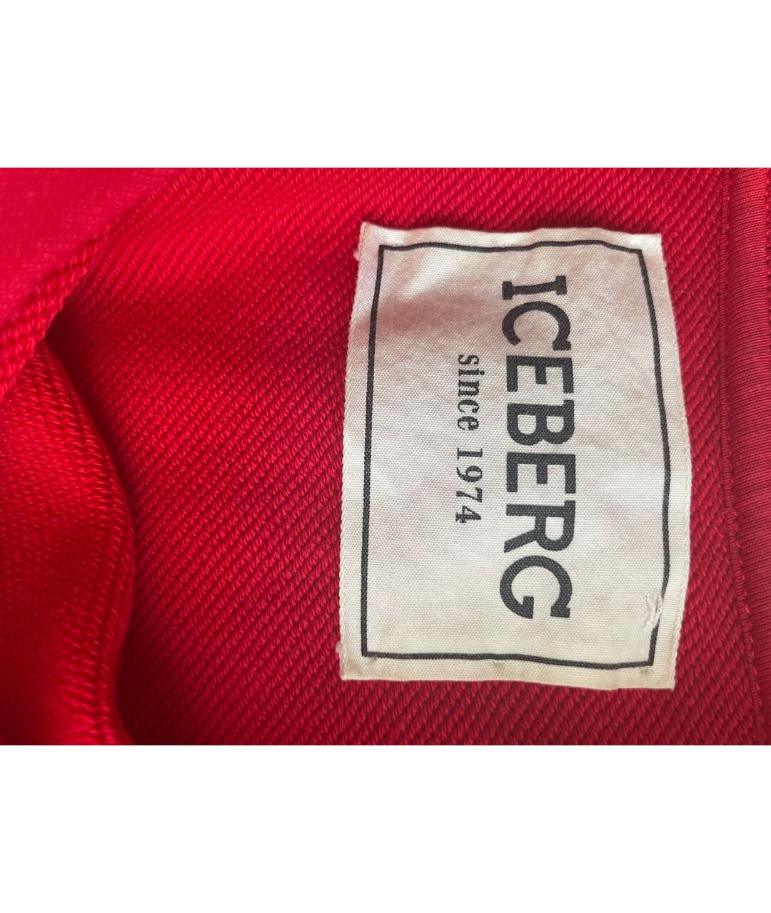 ICEBERG Красный хлопковый костюм с брюками, фото 4
