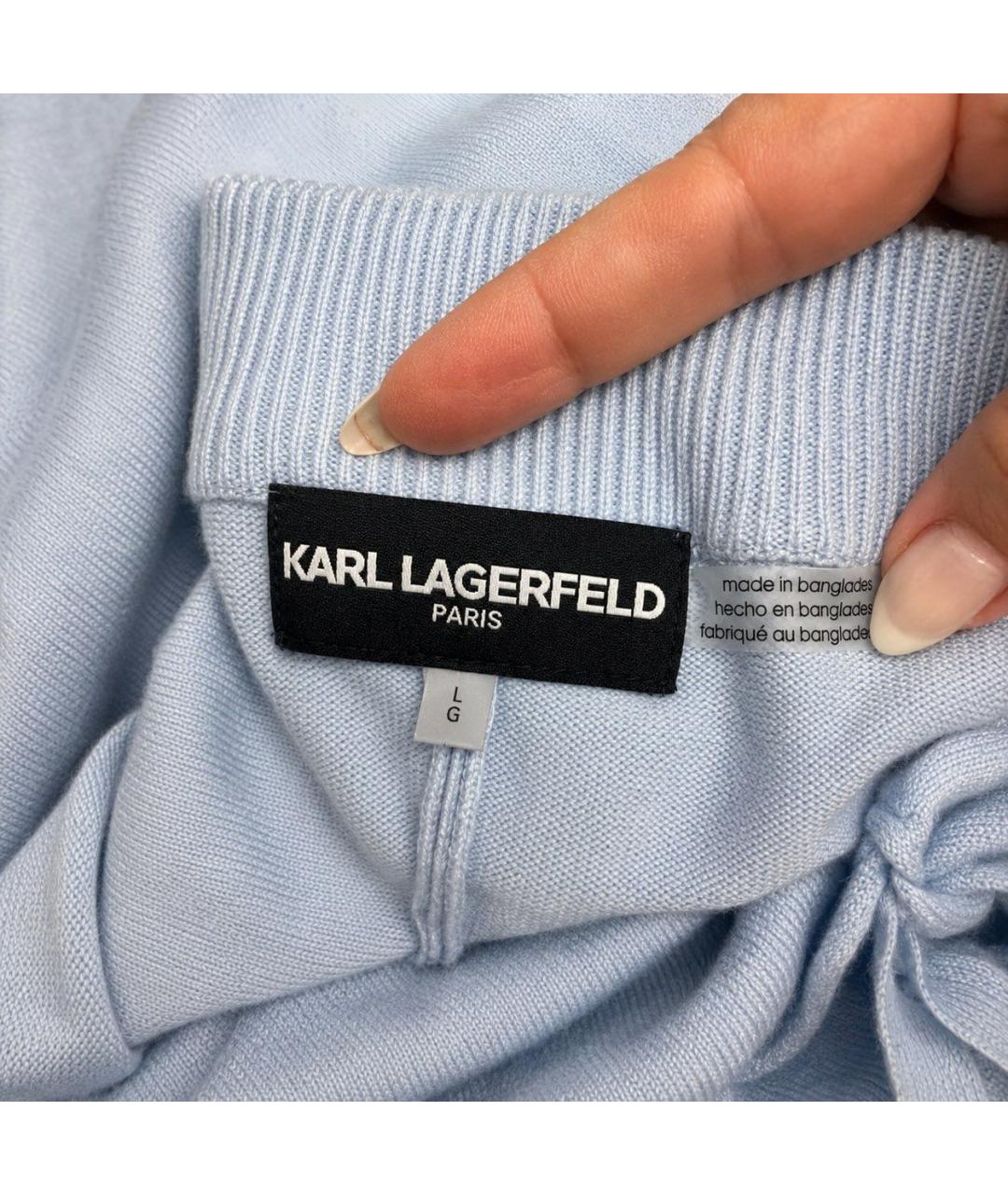 KARL LAGERFELD Голубой вискозный спортивные костюмы, фото 7