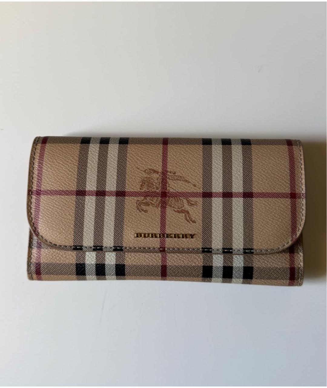 BURBERRY Бежевый кошелек, фото 9