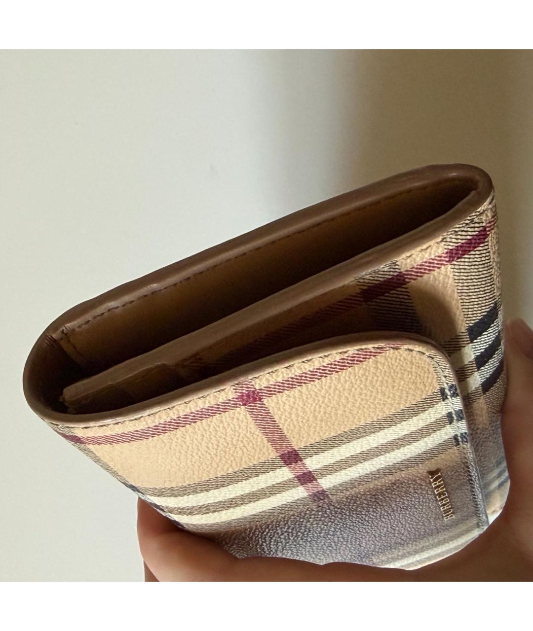 BURBERRY Бежевый кошелек, фото 5
