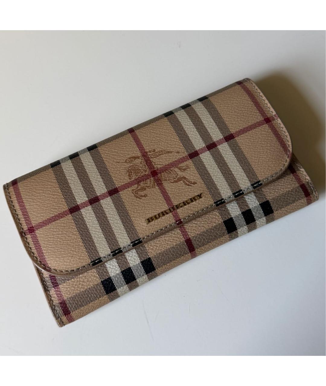 BURBERRY Бежевый кошелек, фото 2