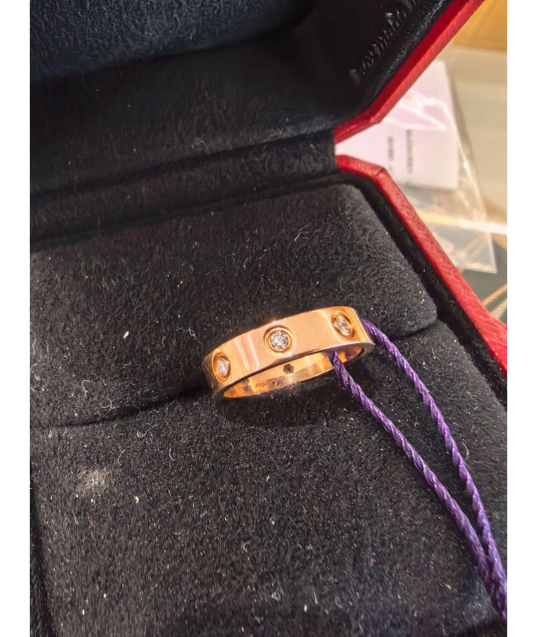 CARTIER Золотое кольцо из розового золота, фото 4