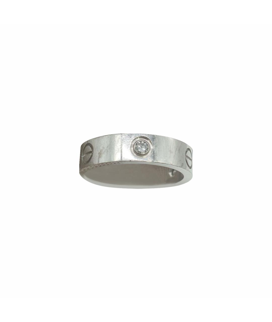 CARTIER Серебряное кольцо из белого золота, фото 1