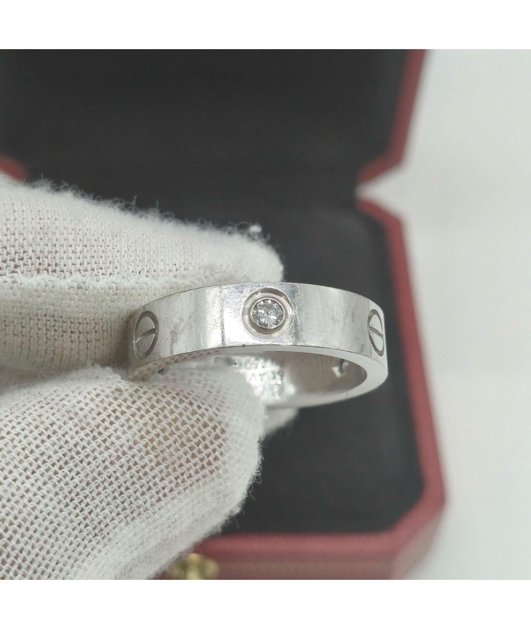 CARTIER Серебряное кольцо из белого золота, фото 2