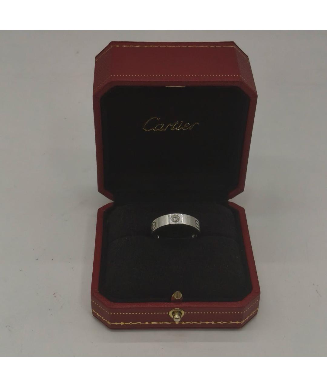 CARTIER Серебряное кольцо из белого золота, фото 4