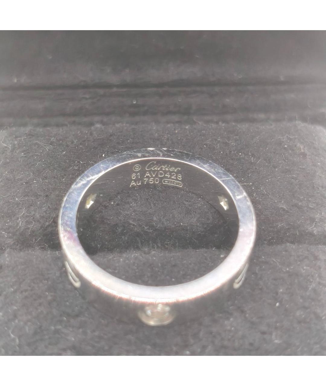 CARTIER Серебряное кольцо из белого золота, фото 3