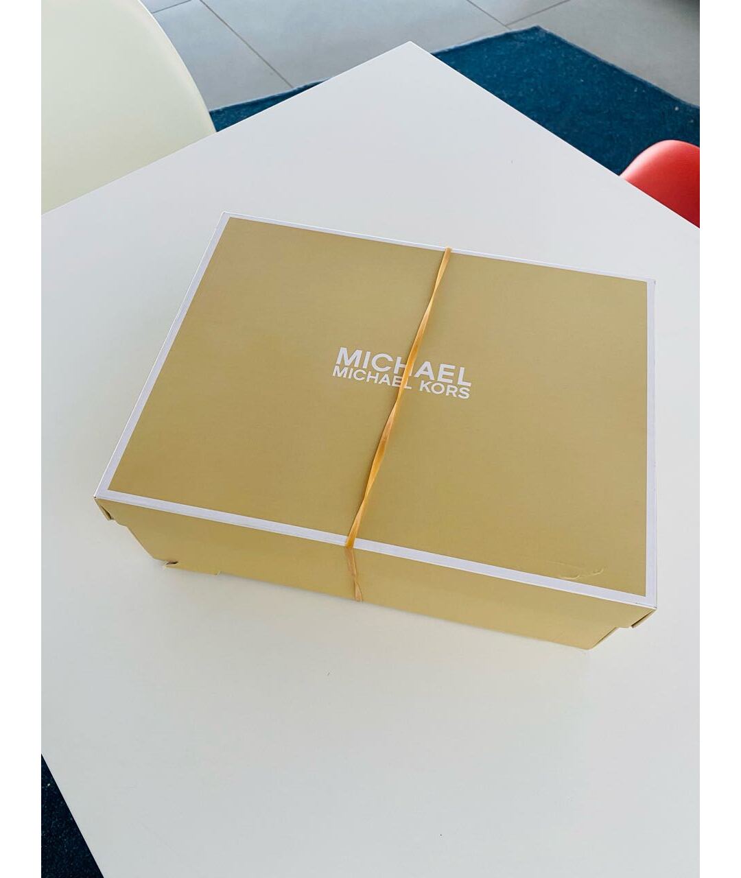 MICHAEL KORS Коричневые кроссовки из экзотической кожи, фото 8