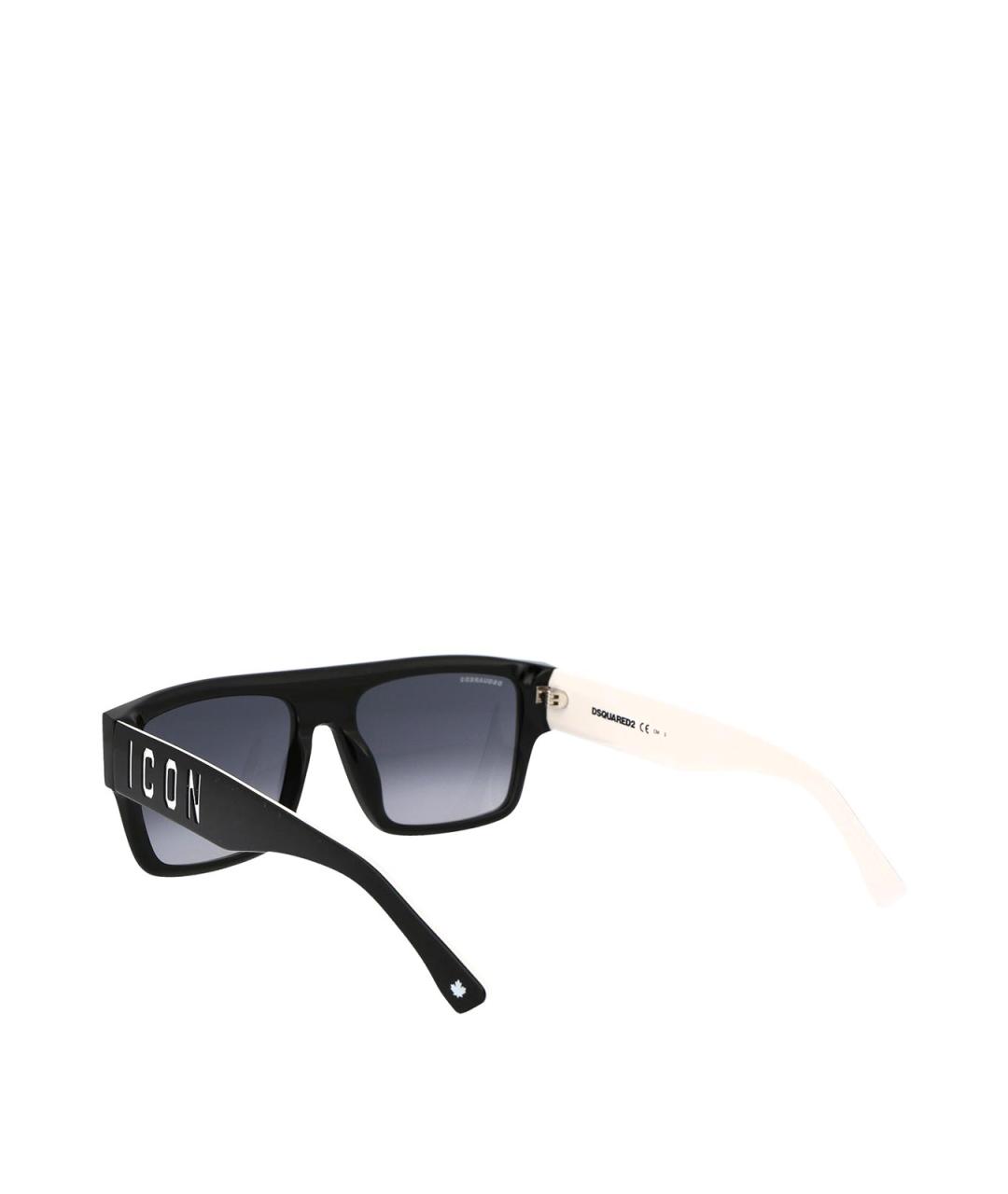 DSQUARED2 Черные пластиковые солнцезащитные очки, фото 4