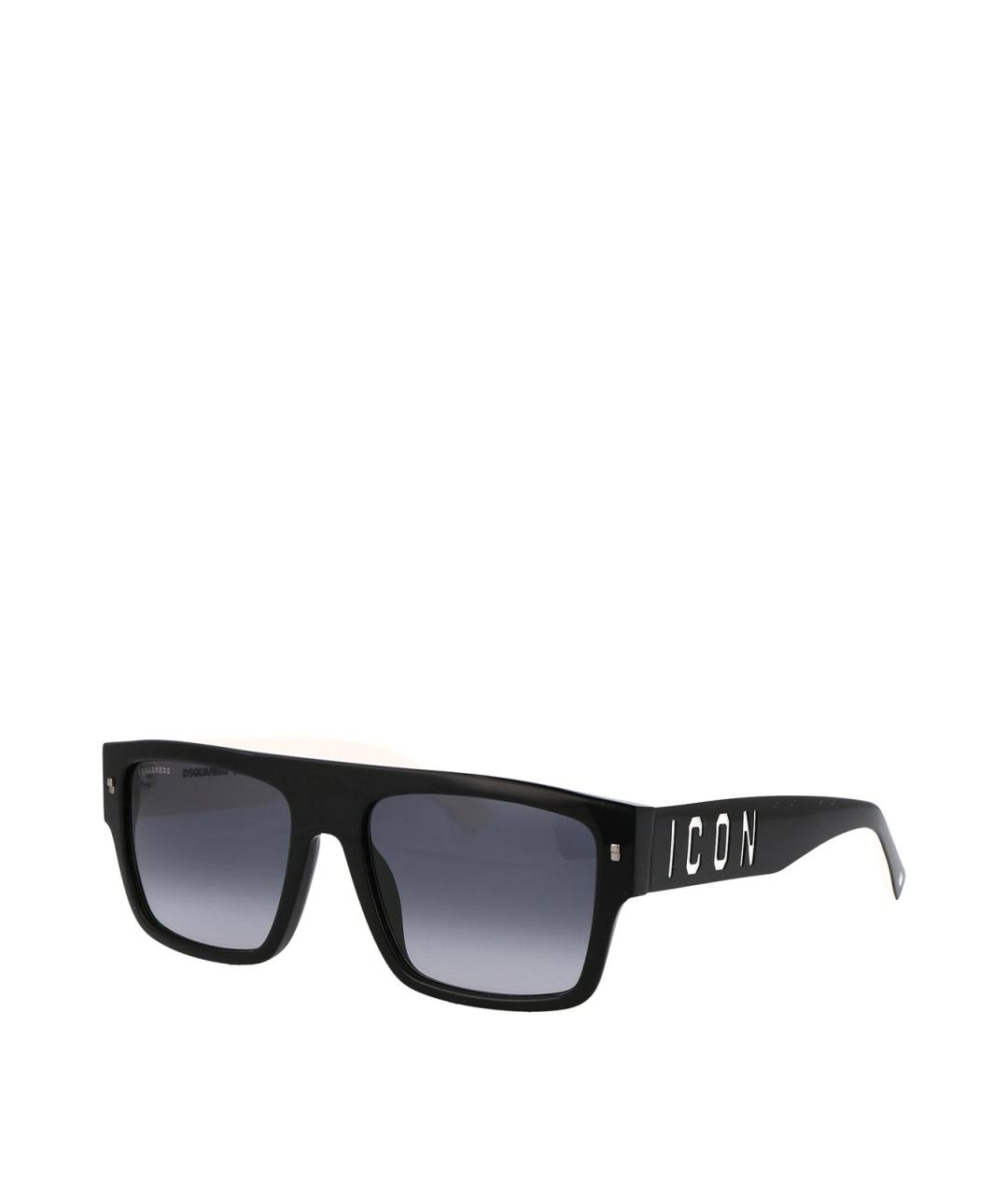 DSQUARED2 Черные пластиковые солнцезащитные очки, фото 2