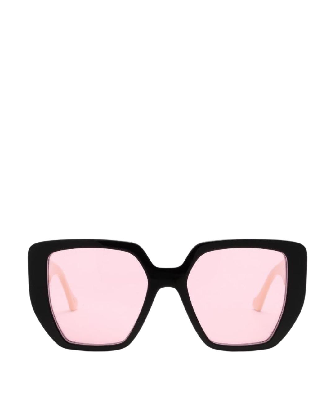 GUCCI Белые пластиковые солнцезащитные очки, фото 1