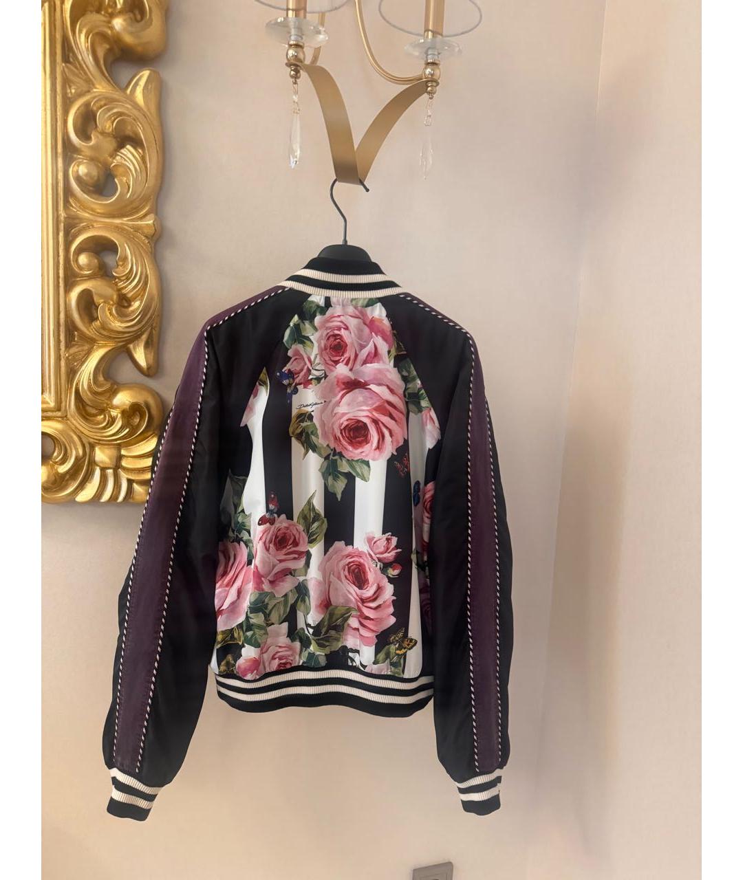 DOLCE&GABBANA Мульти шелковая куртка, фото 8
