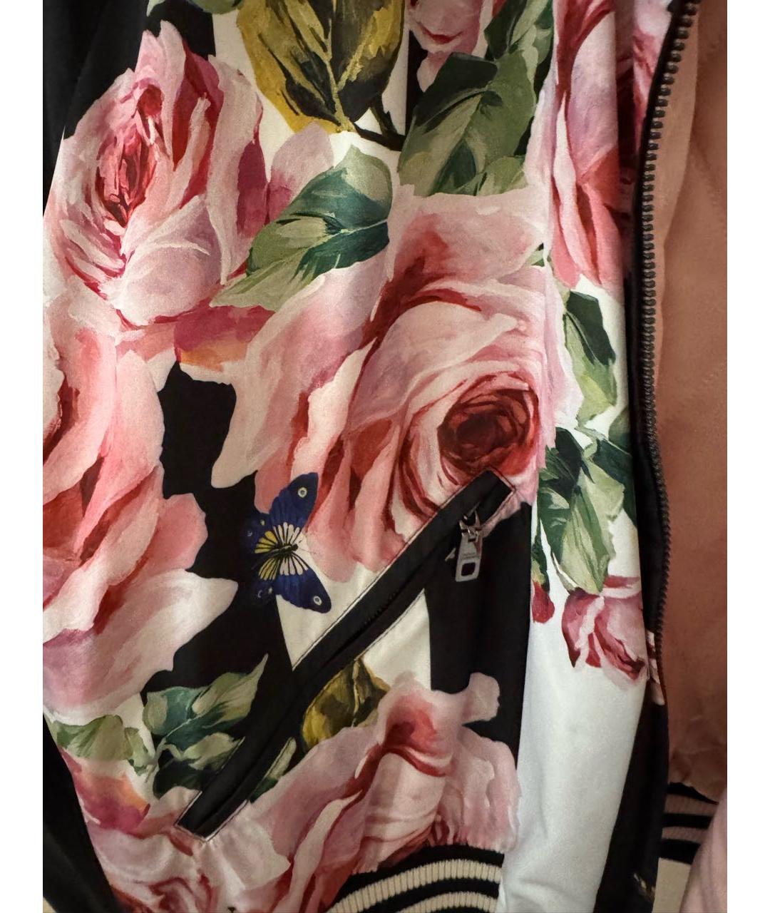 DOLCE&GABBANA Мульти шелковая куртка, фото 6