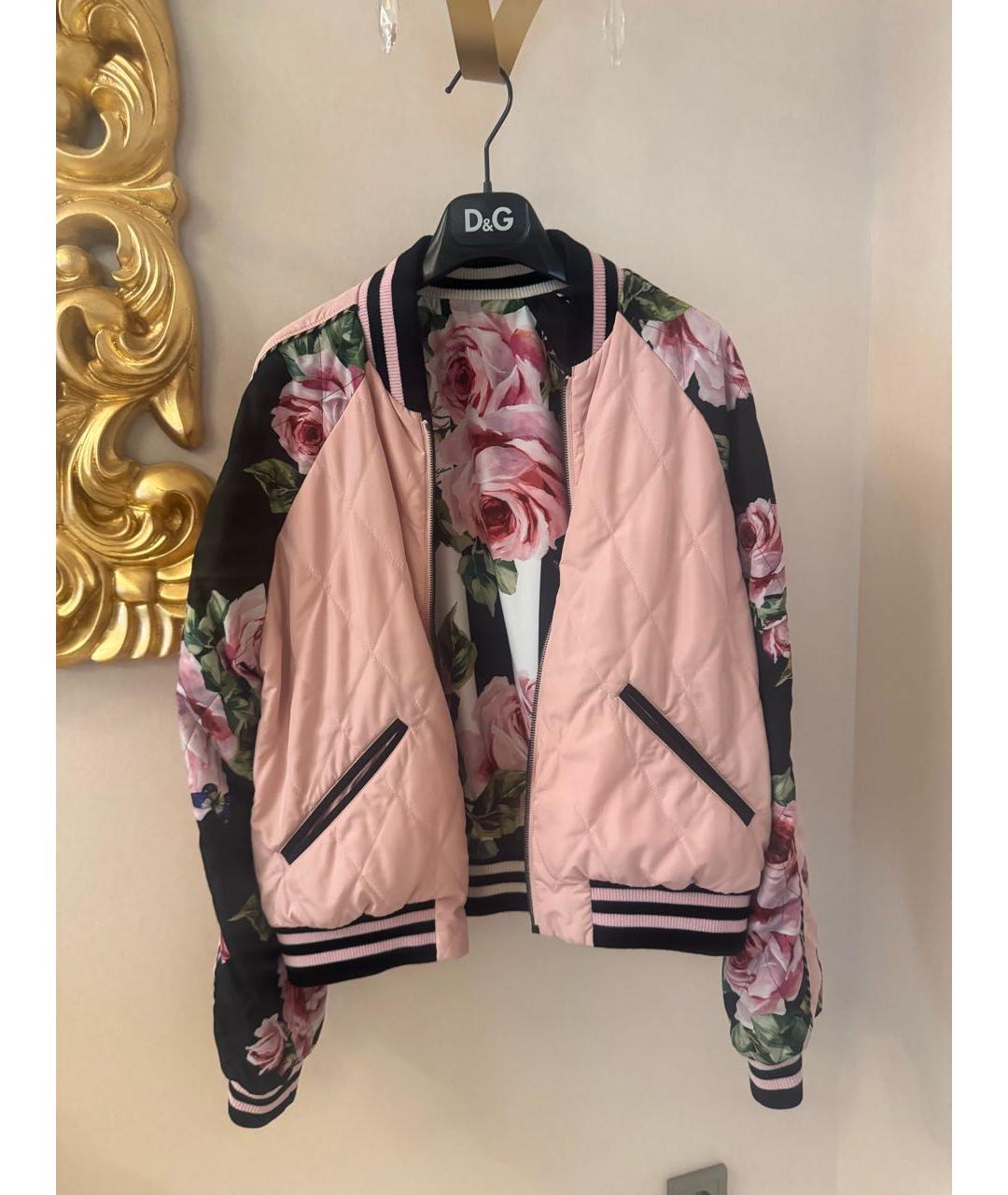 DOLCE&GABBANA Мульти шелковая куртка, фото 4