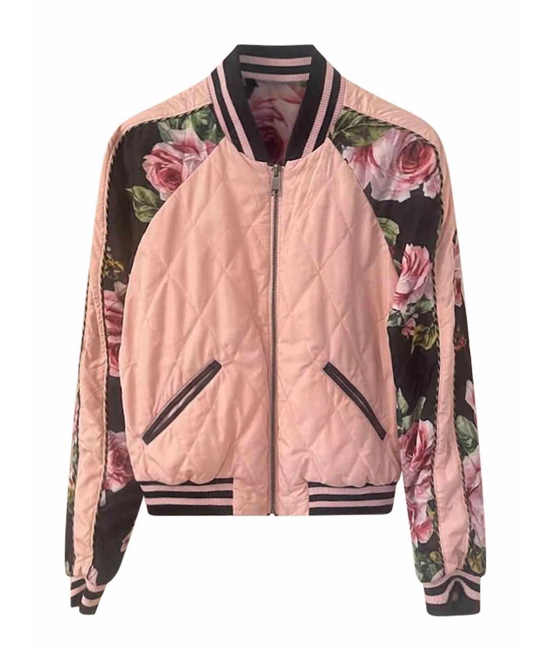 DOLCE&GABBANA Мульти шелковая куртка, фото 1