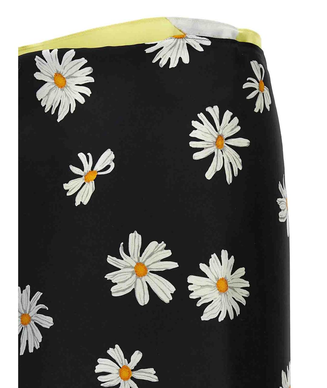 MOSCHINO Мульти шелковая юбка миди, фото 4