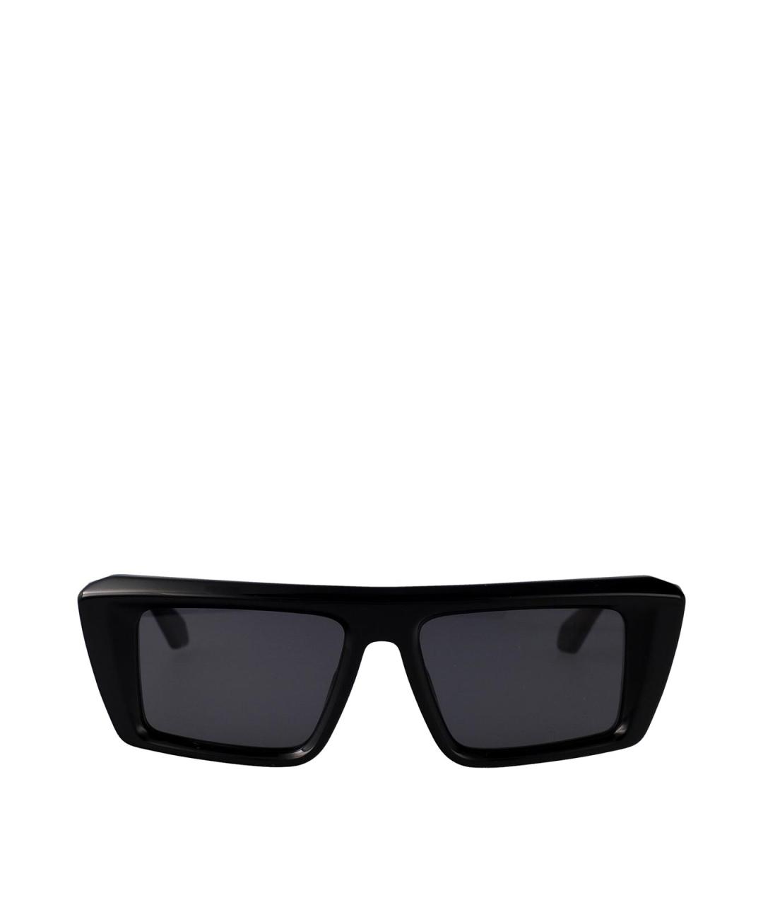 OFF-WHITE Черные пластиковые солнцезащитные очки, фото 1