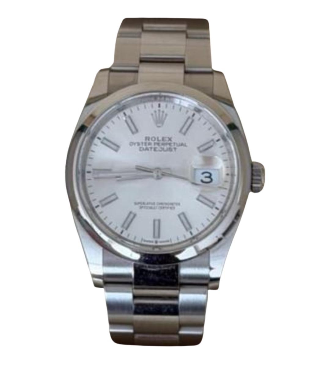 ROLEX Серебряные серебряные часы, фото 1