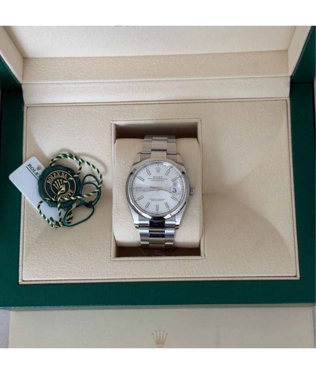 ROLEX Серебряные серебряные часы, фото 5