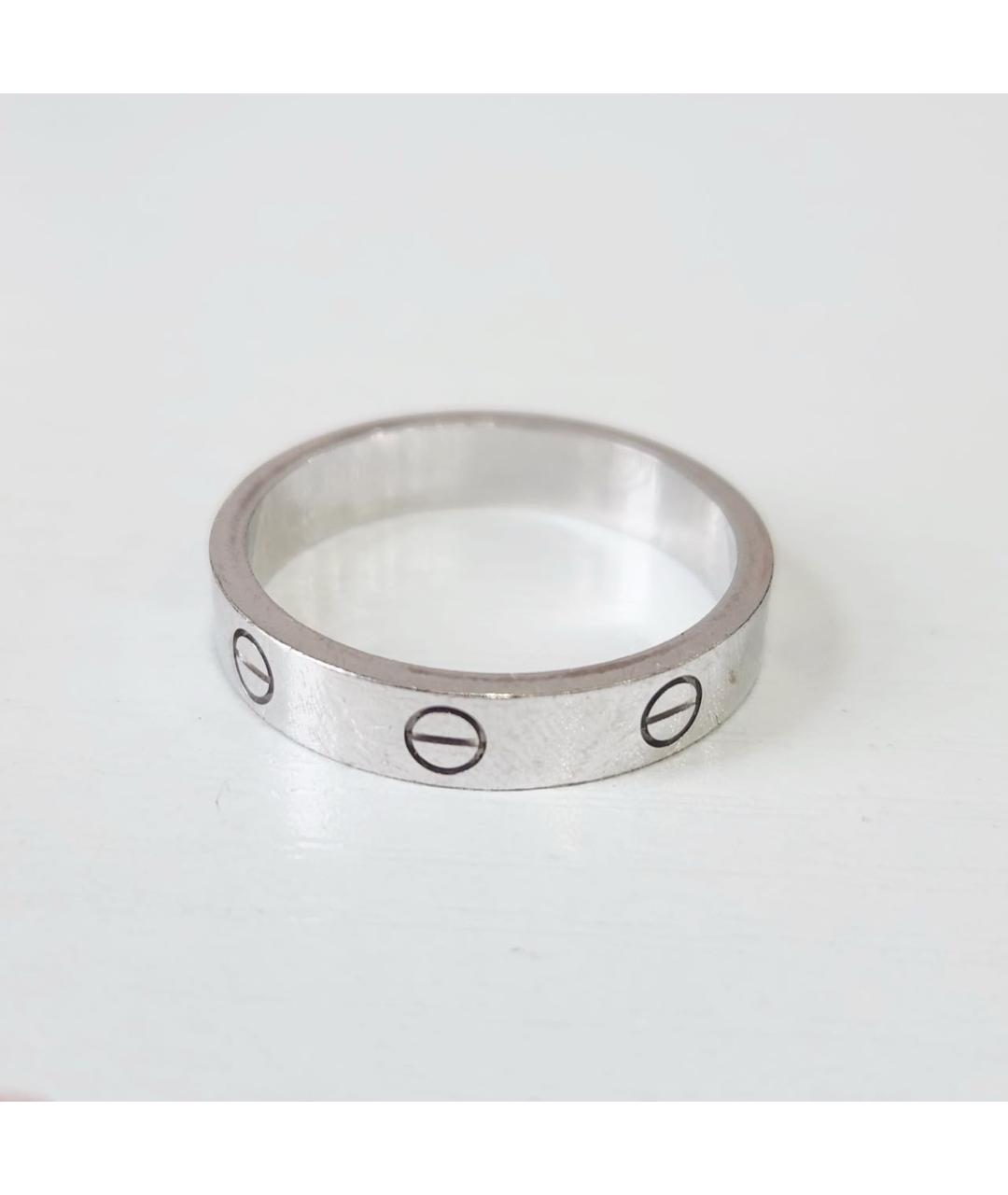CARTIER Серебряное кольцо из белого золота, фото 3