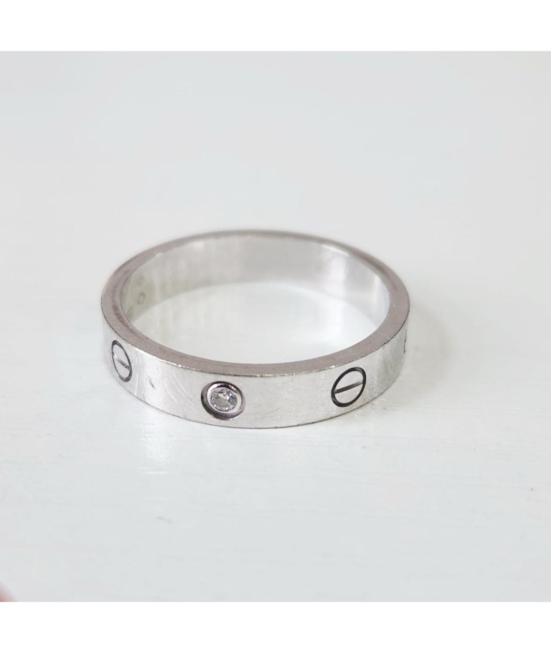 CARTIER Серебряное кольцо из белого золота, фото 1