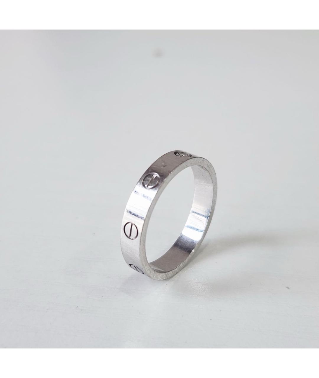 CARTIER Серебряное кольцо из белого золота, фото 5